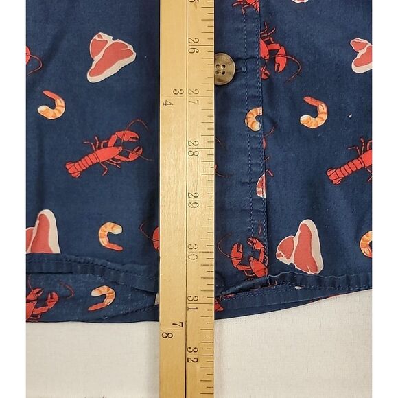 Duluth Trading Co Untucked Mens 3XL Relaxed AOP Surf & Turf Short Sleeve Shirt - Picture 4 of 7